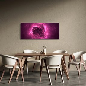 Modern rózsaszín absztrakció képe (120x50 cm)