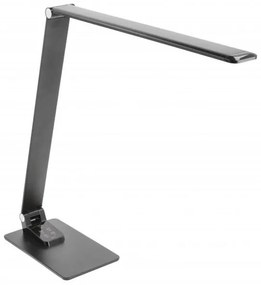 Lámpa Asztali LONEOS 12W, 700lm, AC220-240V, 3-CCT, 5 fokozatú fényerő ,RA>80,USB, fekete