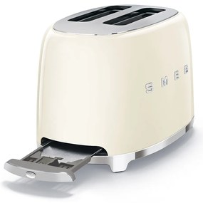 50-es évekbeli, Retro stílusú kenyérpirító, P2 krémszínű 950W - SMEG