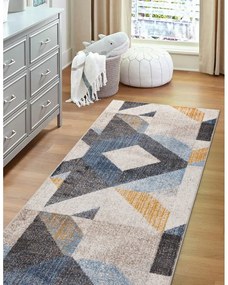 Világosszürke futószőnyeg 80x250 cm Soft Halleby – FD