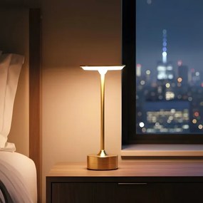 Fényerőszabályozható, újratölthető NEW YORK asztali LED-lámpa LED/1,8W/5V 1200 mAh arany