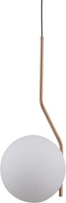 ITALUX PND-3300-1-HBR CARIMI Modern Függesztett Lámpa Fehér, Sárgaréz E27 IP20