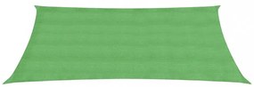 világoszöld HDPE napvitorla 160 g/m² 3,5 x 5 m