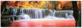 Poszterek 200x66 Narancssárga vízesés