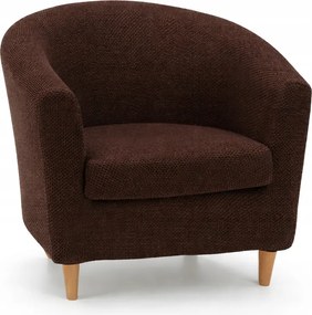 Milan vastag pamut klubszék huzat Belmarti barna