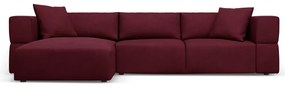 Borvörös sarokkanapé (bal oldali) Esther – Milo Casa