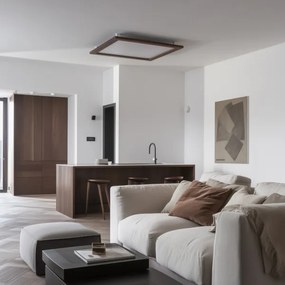 Eglo - LED RGBW dimmelhető panel SALOBRENA-C LED/30,5W/230V barna + távirányító