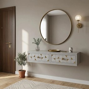 Moka 120 - White, Gold
