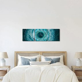 Tenger hajóval képe (órával) (90x30 cm)