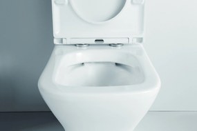 CERANO - WC kombi Hugo, keret nélküli + UF ülés - fényes fehér, CER-CER-538759