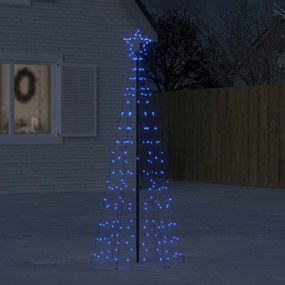 kék LED karácsonyfa tüskékkel 220 LED 180 cm