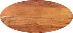 vidaXL tömör akácfa ovális asztallap 110 x 40 x 2,5 cm