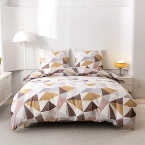 Mikroszálas ágyneműhuzat TRIANGO mintás Ágyneműhuzat mérete: 2 db 70 x 80 cm | 160 x 200 cm