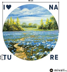 Falmatricák - Tájfestés felirattal