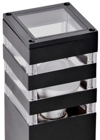 LED RGBW fényerőszabályozható kültéri lámpa TEKSAS 1xE27/12W/230V 44 cm IP44 antracit