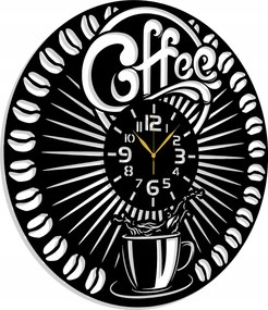 Falióra Kávézó Konyha Pörkölő Kávé Ajándék Barista 60CM 3D