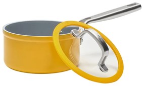 Indukciós tűzhelyhez alkalmas edény fedővel-kerámia felülettel 1,3 l Meda 3.0 – FABINI