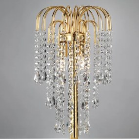 ONLI - Asztali lámpa PIOGGIA 2xE14/6W/230V arany 50 cm