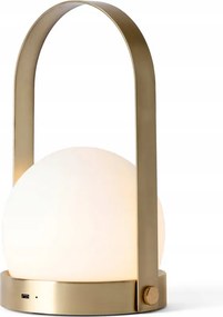 Audo Carrie Led lampion Hordozható vezeték nélküli lámpa Arany sárgaréz