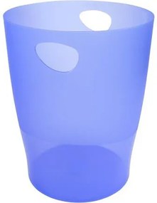 Papírkosár, 15 liter, PP, EXACOMPTA Linicolor, jégkék (EX45310D)