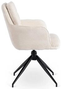 Forgó Étkező/Tárgyaló Fotel Krém Színben.