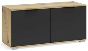 Walker cipőtartó 100 cm, artisan tölgy / antracit