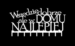 Mindenhol jó #3 Fehér Ruhaakasztó 77cm