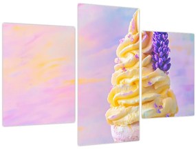 Kép - Levendulás fagylalt (90x60 cm)