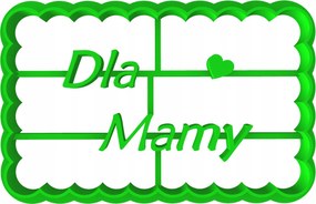 Mézeskalåcs lyukasztó Anyåk Napjåra Felirat Anyåk napjåra 8cm