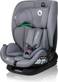 Lionelo - Forgatható autósülés alapzattal LAVENDER i-Size 76-150 cm kőszürke