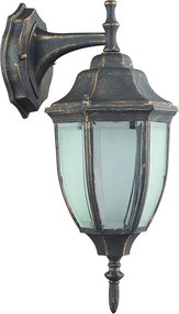 PREZENT 39006 LIDO Klasszikus Kültéri Fali Lámpa Antik Bronz E27 IP44