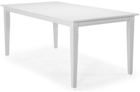Asztal Provo 128Fehér, 74x95x180cm, Fa, Fa