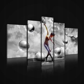 Falikép Táncosnő vászonkép 170x100