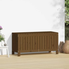 Mézbarna Tömör Fenyőfa Kerti Tárolóláda 108X42,5X54 Cm