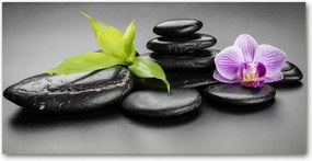 Fotó kép edzett üveg Zen kövek 140x70
