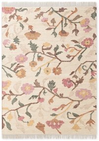 Krémszínű kézi szövésű juta szőnyeg 160x230 cm Roya Violette – Elle Decoration