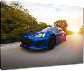 Vászonkép 80x60 Autó-Motor Kék Autó