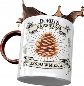 Bordó Bögre Dorottya Feleség Barátnő Ajándék Nyomtatott Fotóval