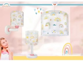Dalber 41199 - Gyerekszoba fali lámpa RAINBOW 1xE27/15W/230V színpompás