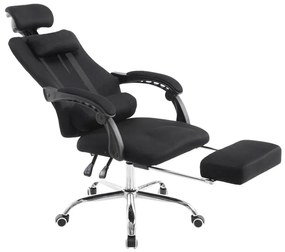 Fellow szövet irodai forgószék, dönthető háttámlával, lábtartóval, állítható fejtámlával