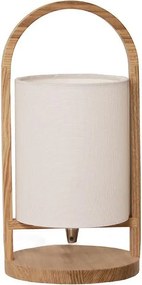 Asztali lámpa tömör fa E27 / 60W - WRE171