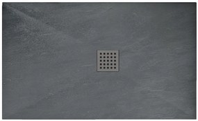 Zuhanytálca Rea Grey Rock 80x120