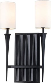 Quintiesse Crest QN-CREST-2WB-BLK Fali lĂĄmpa 2x40W/E14 IP20