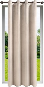 Vélúr függöny 140x220 cm, karikás, nappaliba, különböző színekben