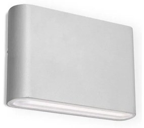 LED2 - LED Kültéri fali lámpa FLAT 2xLED/3W/230V IP65 fehér