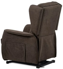 Elektromos Fekvőfotel, Barna Szövet. TV-1190 BR2