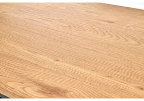 ARTIGA dohányzóasztal 45x105 cm fekete/bézs