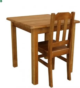 Étkezőasztal kocka 70x70 tölgy