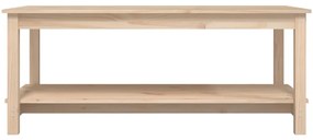 Tömör fenyőfa dohányzóasztal 110 x 55 x 45 cm