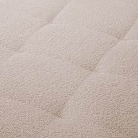 Bézs buklé sarokkanapé (jobb oldali) Ariella – Ropez